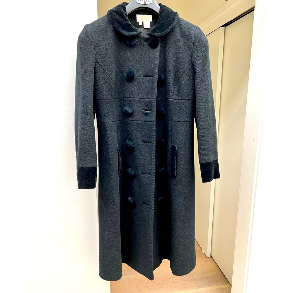 NWOT Sara Berman long wool coat Sz M